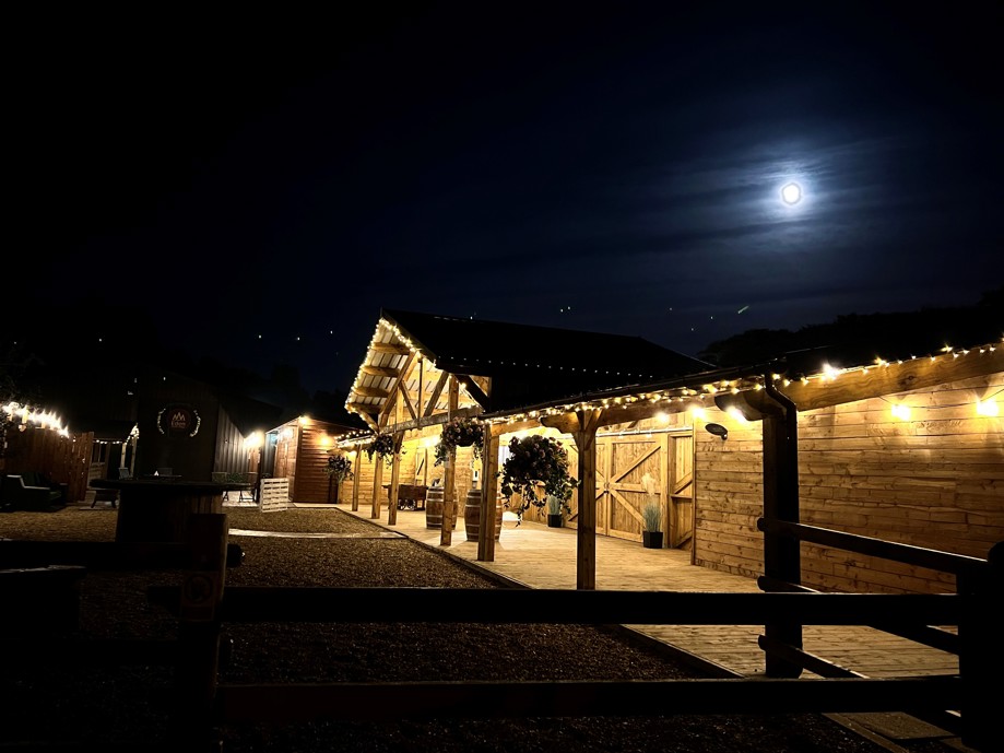 Eden Wedding Venue in the Evening